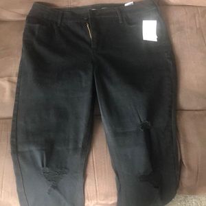 Old Navy Rockstar black jeans